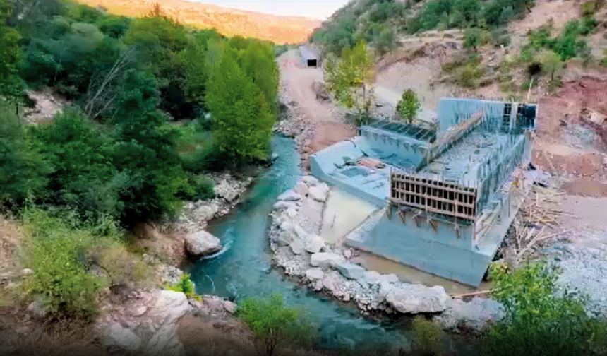 Tunceli Barosu Tağar Çayı'ndaki HES inşaatına tepki gösterdi