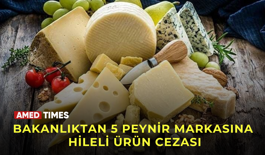 Bakanlıktan 5 peynir markasına hileli ürün cezası