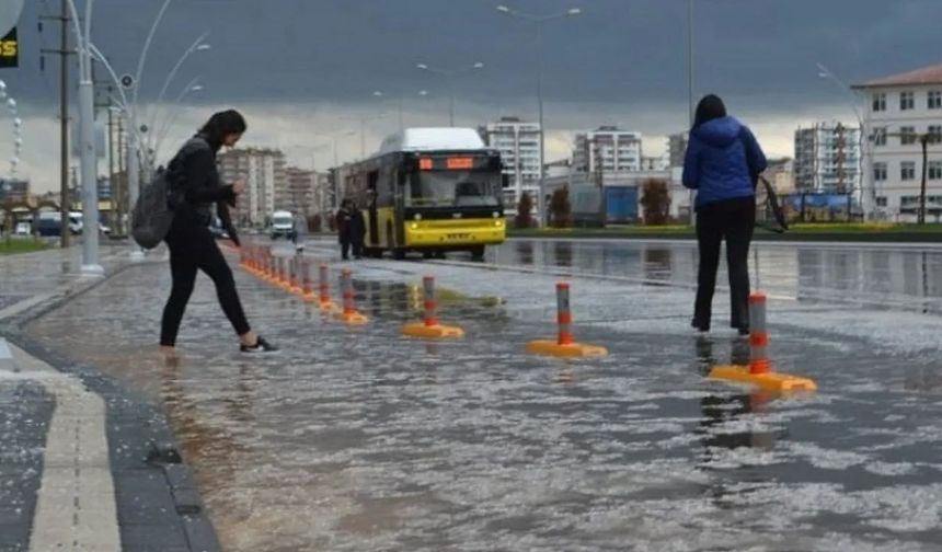 Diyarbakır ve 29 il için kuvvetli yağış uyarısı