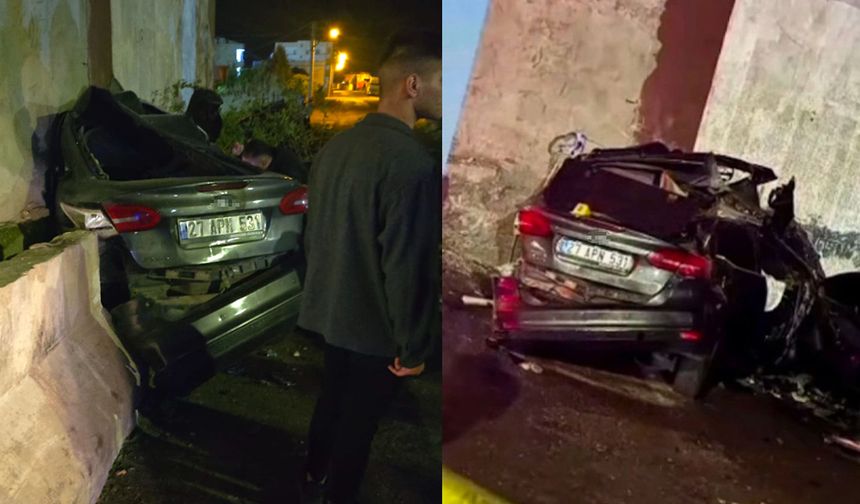 Şırnak’ta otomobil duvara çarptı, 2 kişi hayatını kaybetti