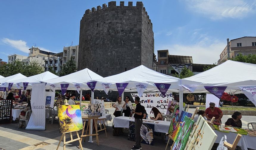 Amed Kadın Emeği ve Kültür Sanat buluşması Diyarbakır’da başladı!