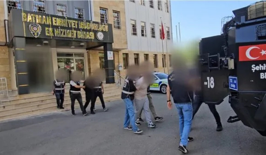 Batman’da kadın liderin yönettiği çete çökertildi