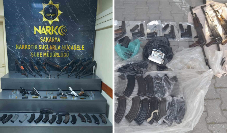 Diyarbakır’da polis memurunun kiralık aracından cephanelik çıktı