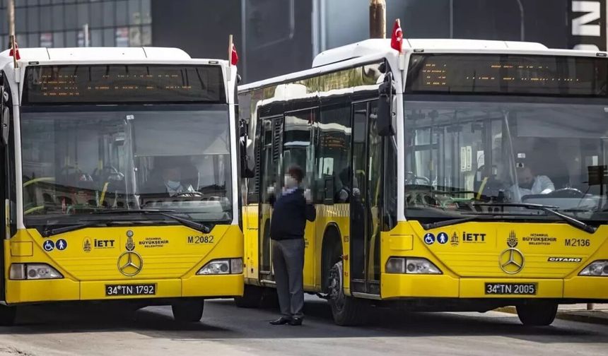 İstanbul'da toplu taşıma krizi: Özel halk otobüsleri eylemde