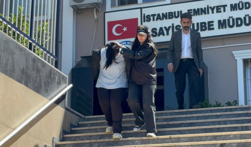 Kadın tetikçi polis takibiyle yakalandı!