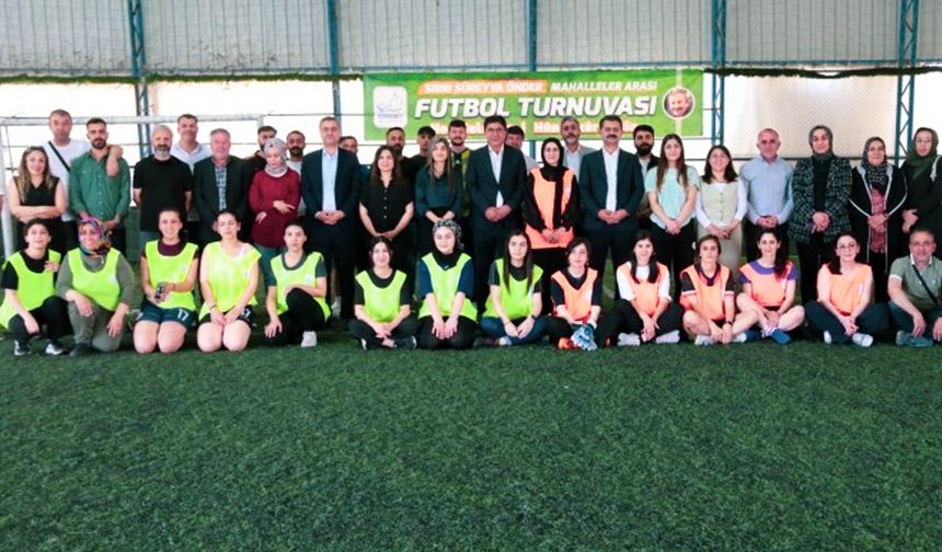 Sırrı Süreyya Önder Futbol Turnuvası başladı