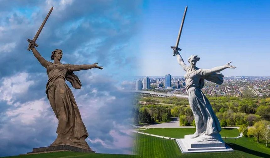 Sovyetler döneminin ünlü heykelinden ceset çıktı!