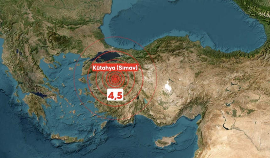 AFAD duyurdu; Kütahya'da deprem!