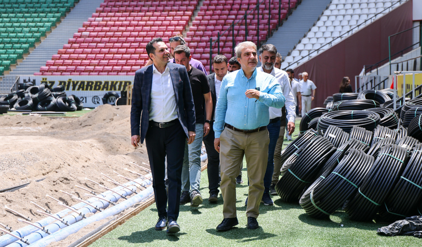 Amedspor’dan stadyumda teknik inceleme