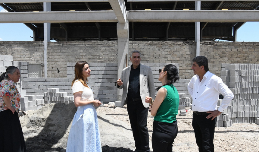 Diyarbakır Bismil’de halk ekmek ve aşhane tesisinde sona yaklaşıldı