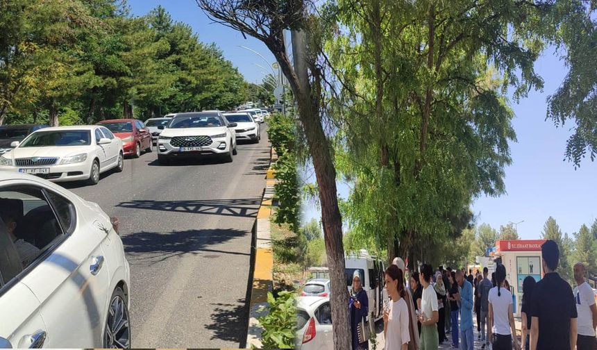 Diyarbakır’da sınavı sonrası yoğun trafik; Veliler ve öğrenciler mağdur oldu