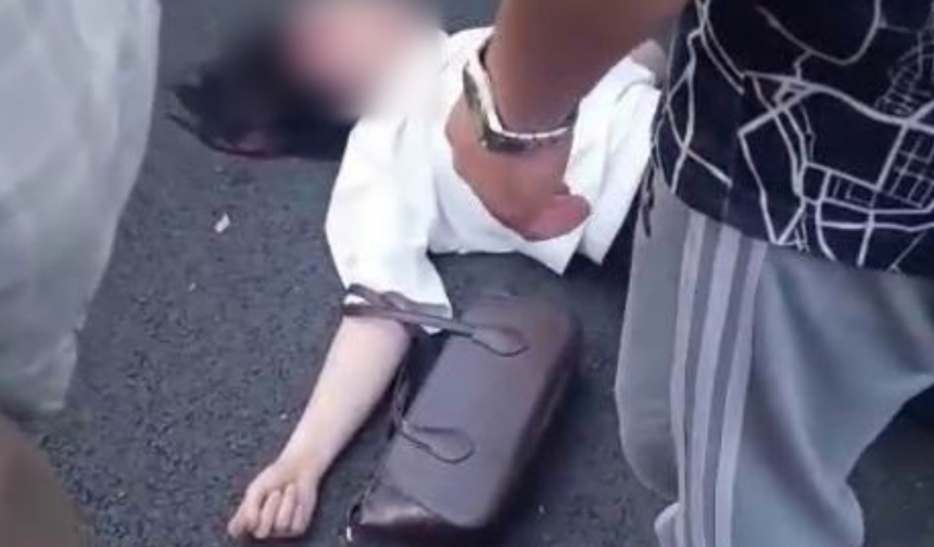 Diyarbakır’da yolun karşısına geçmek isteyen kadına pikap çarptı
