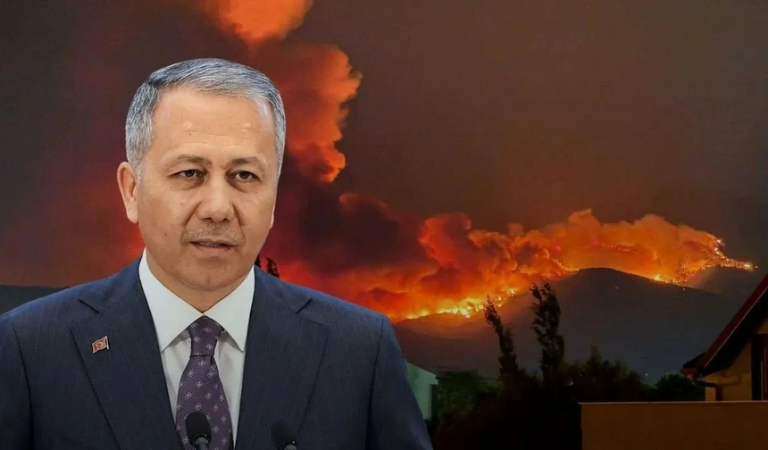 Yerlikaya: Çanakkale’deki yangın kontrol altına alındı