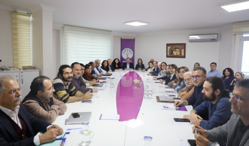 DEM Parti MYK, barış sürecini değerlendirmek üzere olağanüstü toplandı