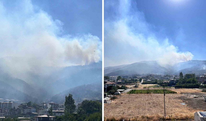 Hatay’da orman yangını 30 saattir söndürülemiyor