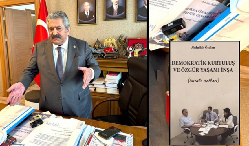 MHP'li  Önemli isimden Abdullah Öcalan’ın kitabı ile paylaşım