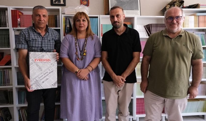 DFG'den Evrensel gazetesine dayanışma ziyareti