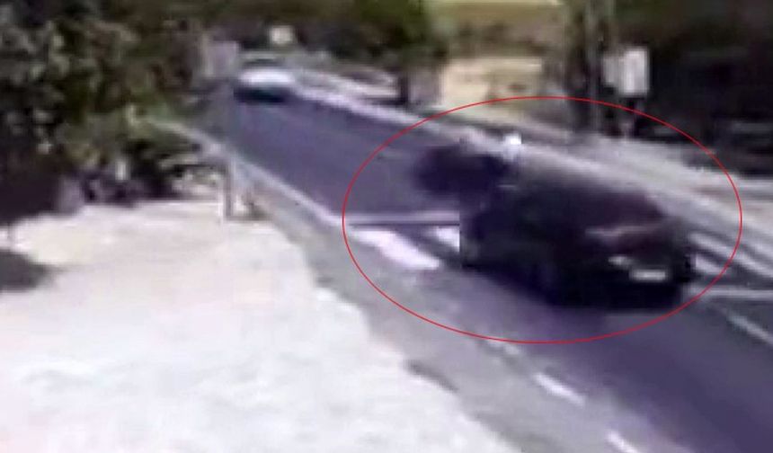 Diyarbakır’da otomobil ile sepetli motosiklet çarpıştı: 2 yaralı