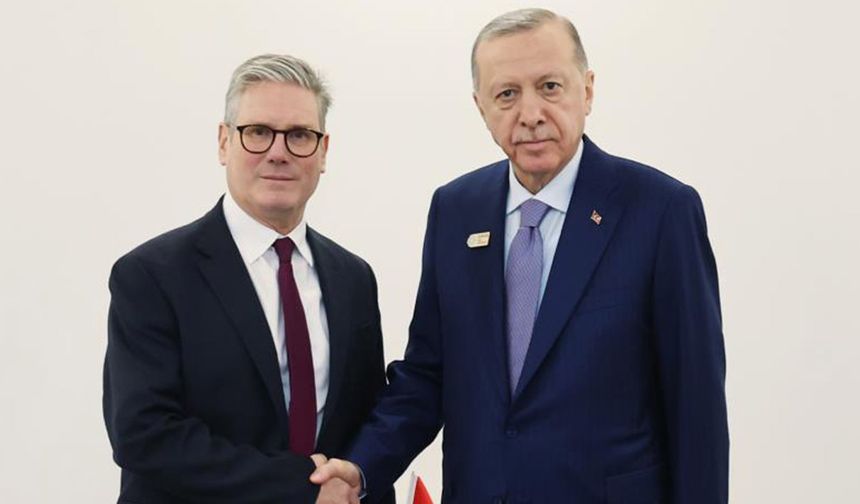 Erdoğan’dan Starmer’a Filistin teşekkürü