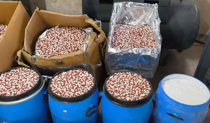 Milyonlarca uyuşturucu ele geçirildi