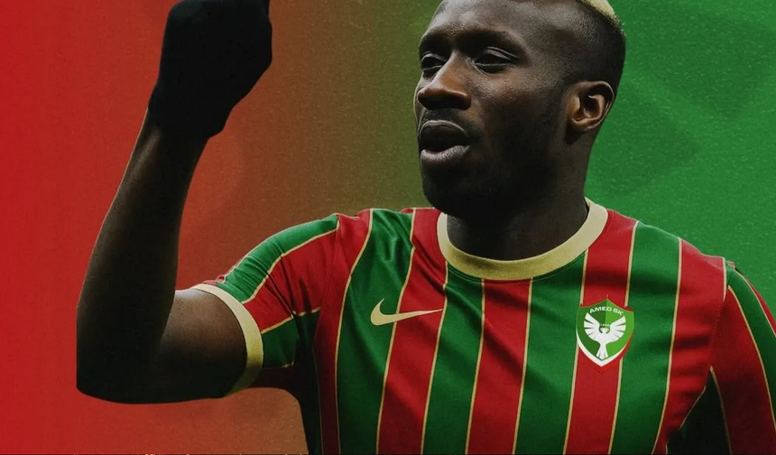 Amedspor’un yıldız golcüsü Mbaye Diagne Türkiye’de