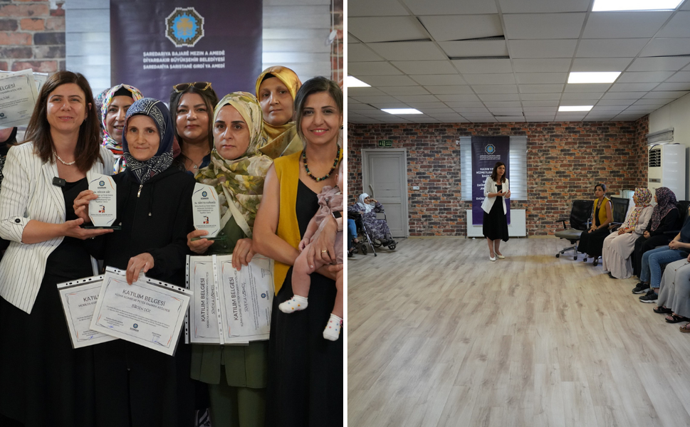 Diyarbakır’da 33 kadın teknik eğitim sertifikalarını aldı