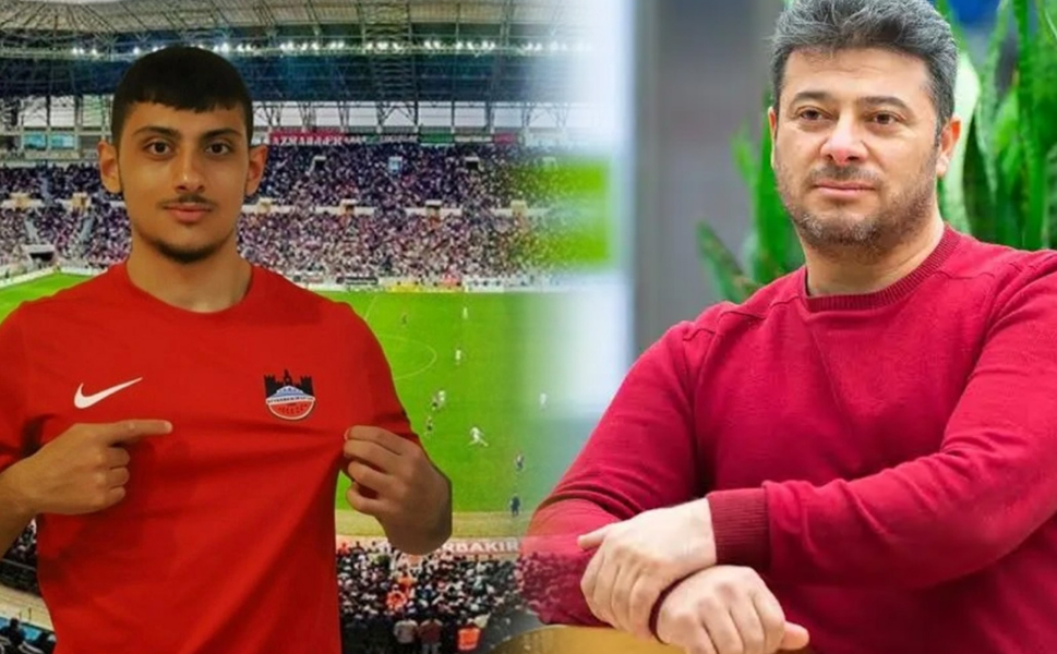 Ünlü sanatçının oğlu Mehmet Perinçek Diyarbekirspor’da
